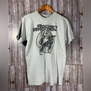 Marvel We Love Fine Rocket Raccoon Guardians of the Galaxy Shirt Size Medium